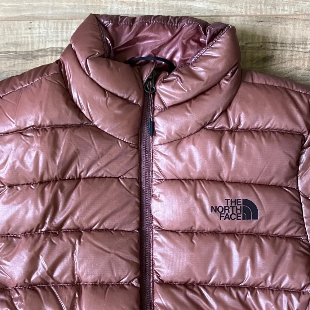 NWT - North Face Sierra Peak Down Jacket In Marron Purple XS - Picture 2 of 12